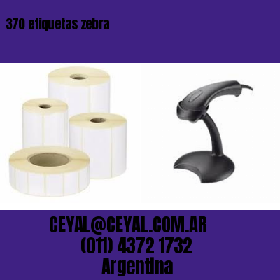 370 etiquetas zebra