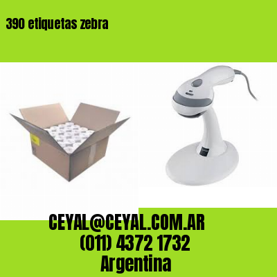 390 etiquetas zebra