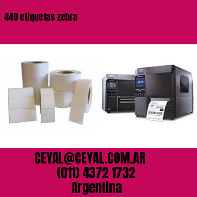 440 etiquetas zebra