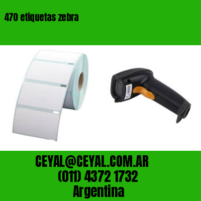 470 etiquetas zebra
