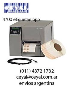 4700 etiquetas opp