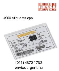 4900 etiquetas opp