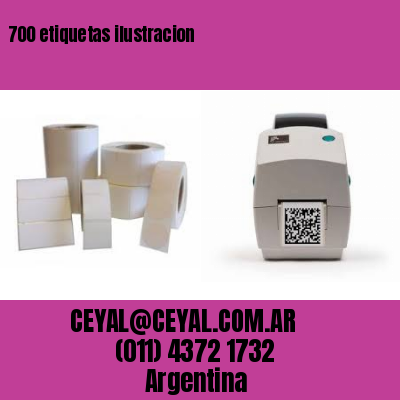 700 etiquetas ilustracion