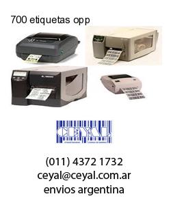 700 etiquetas opp