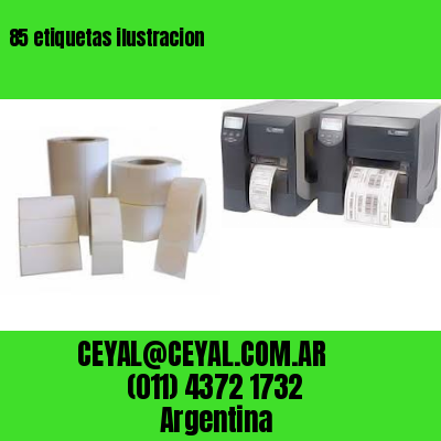 85 etiquetas ilustracion