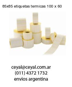 85×85 etiquetas termicas 100 x 60