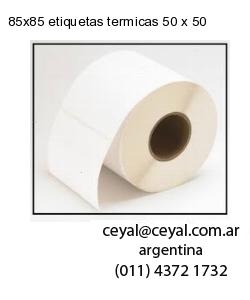 85×85 etiquetas termicas 50 x 50
