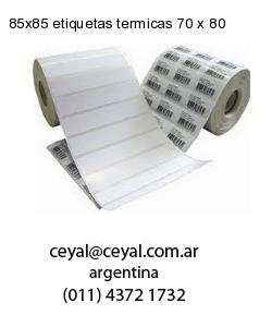 85×85 etiquetas termicas 70 x 80