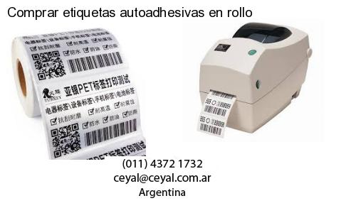 Comprar etiquetas autoadhesivas en rollo