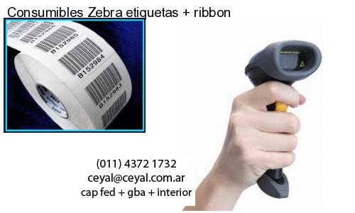 Consumibles Zebra etiquetas   ribbon