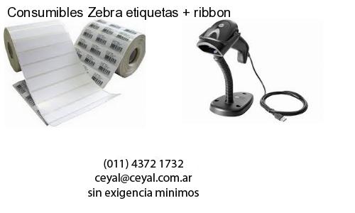 Consumibles Zebra etiquetas   ribbon