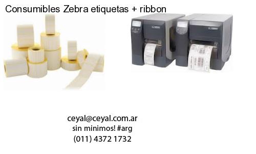 Consumibles Zebra etiquetas   ribbon