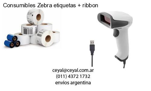 Consumibles Zebra etiquetas   ribbon