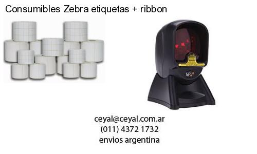 Consumibles Zebra etiquetas   ribbon