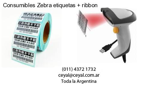 Consumibles Zebra etiquetas   ribbon