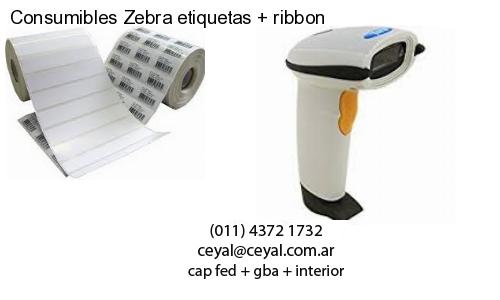 Consumibles Zebra etiquetas   ribbon