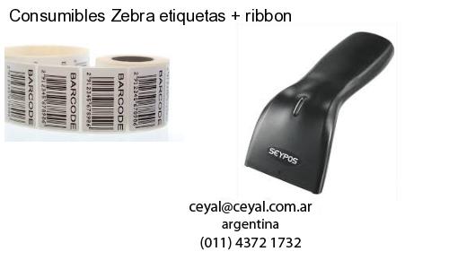 Consumibles Zebra etiquetas   ribbon
