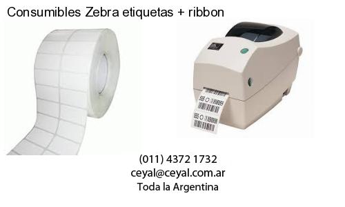 Consumibles Zebra etiquetas   ribbon