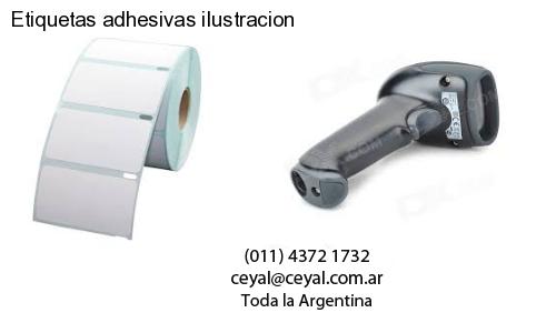 Etiquetas adhesivas ilustracion