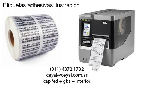 Etiquetas adhesivas ilustracion