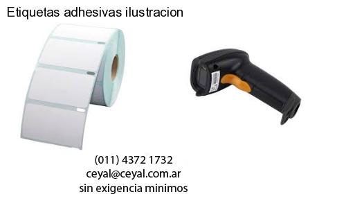 Etiquetas adhesivas ilustracion