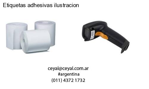 Etiquetas adhesivas ilustracion