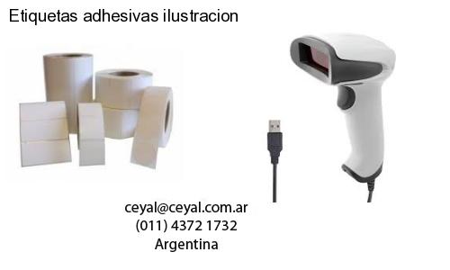 Etiquetas adhesivas ilustracion