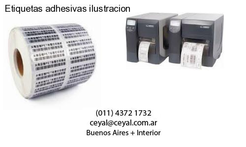 Etiquetas adhesivas ilustracion