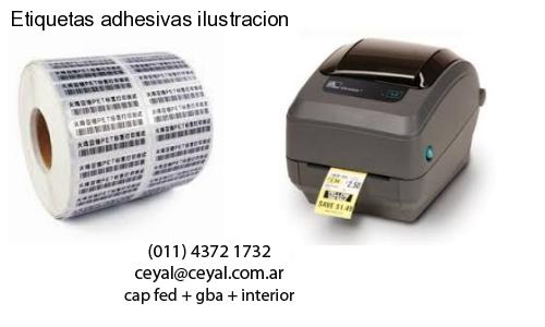 Etiquetas adhesivas ilustracion