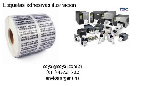 Etiquetas adhesivas ilustracion