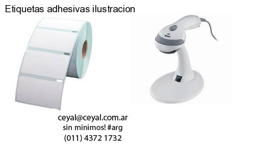 Etiquetas adhesivas ilustracion
