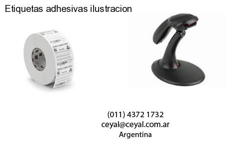 Etiquetas adhesivas ilustracion
