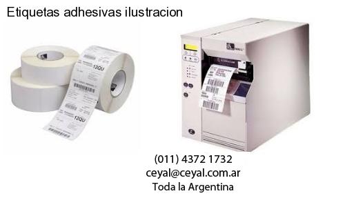 Etiquetas adhesivas ilustracion