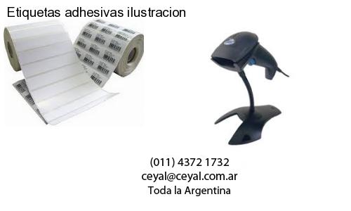Etiquetas adhesivas ilustracion