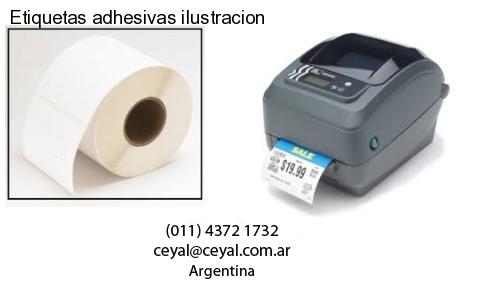 Etiquetas adhesivas ilustracion
