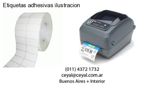 Etiquetas adhesivas ilustracion