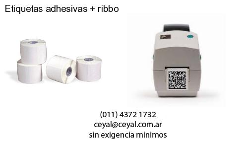 Etiquetas adhesivas   ribbo