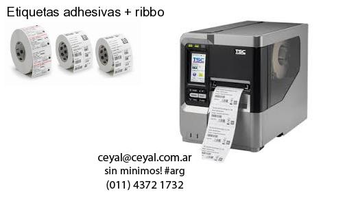 Etiquetas adhesivas   ribbo
