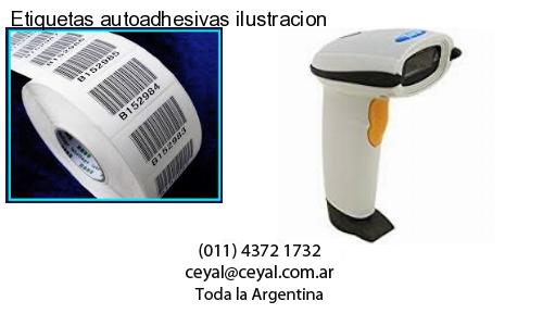 Etiquetas autoadhesivas ilustracion