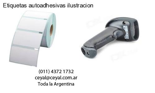 Etiquetas autoadhesivas ilustracion