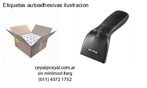 Etiquetas autoadhesivas ilustracion