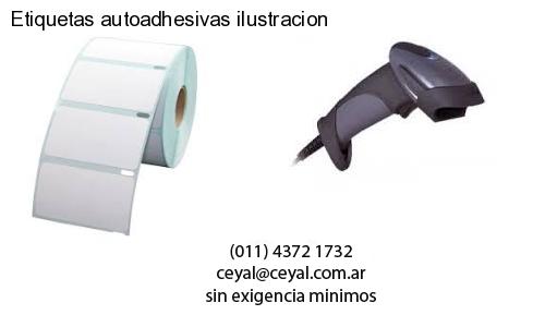 Etiquetas autoadhesivas ilustracion