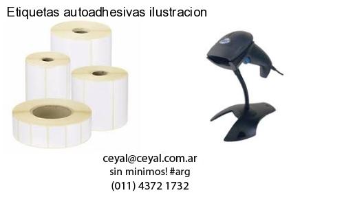 Etiquetas autoadhesivas ilustracion
