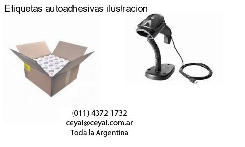 Etiquetas autoadhesivas ilustracion