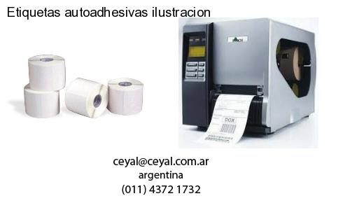 Etiquetas autoadhesivas ilustracion