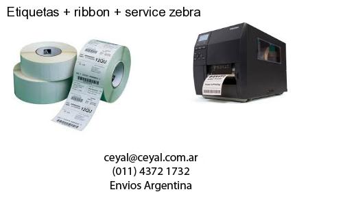 Etiquetas   ribbon   service zebra