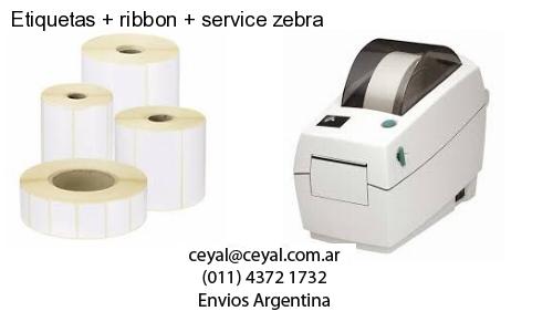 Etiquetas   ribbon   service zebra