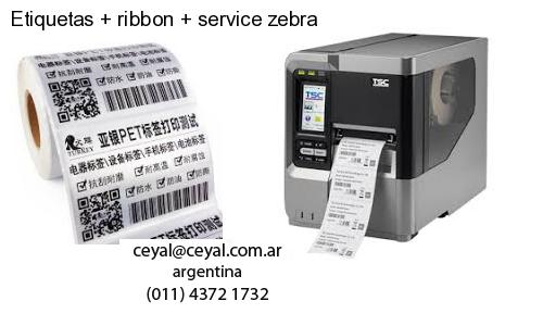 Etiquetas   ribbon   service zebra