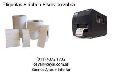 Etiquetas   ribbon   service zebra
