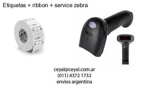 Etiquetas   ribbon   service zebra